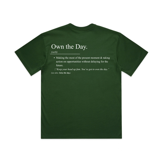 Green Qozi "Own The Day" Definition Tee